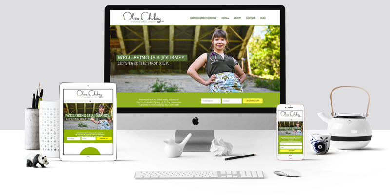 Naturopathic Visual Branding & Web Design